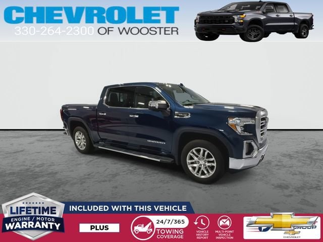 Used 2021 GMC Sierra 1500 SLT with VIN 3GTU9DED6MG474899 for sale in Wooster, OH