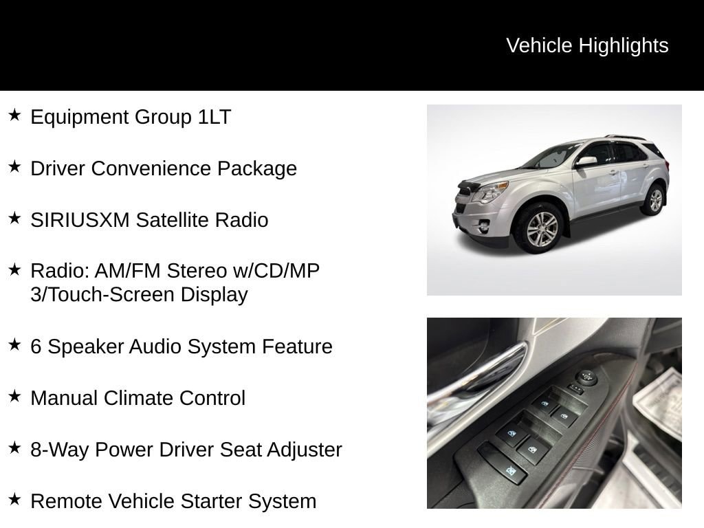 Used 2013 Chevrolet Equinox 1LT with VIN 2GNFLEEK4D6106366 for sale in Wooster, OH