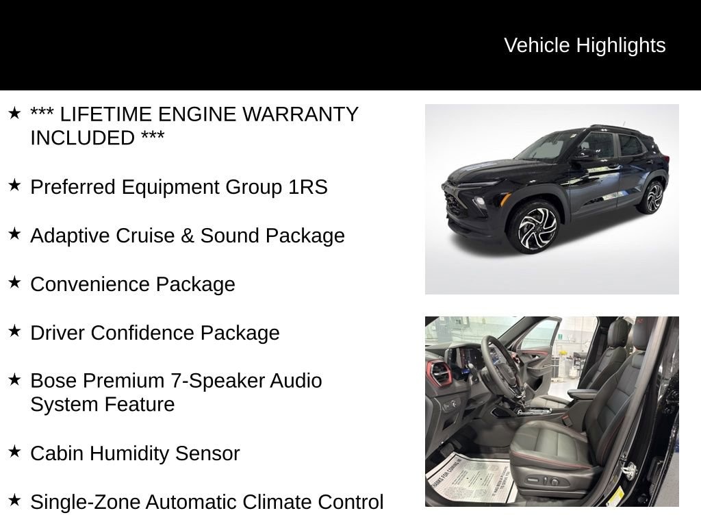 New 2026 Chevrolet Trailblazer RS SUV