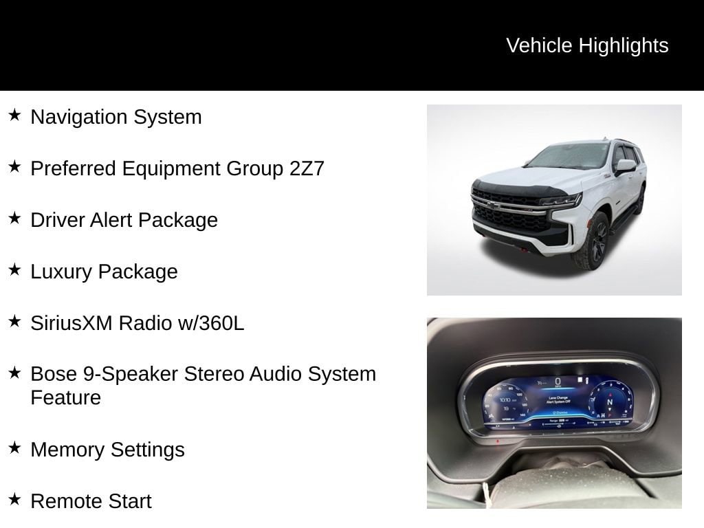 Used 2022 Chevrolet Tahoe Z71 SUV