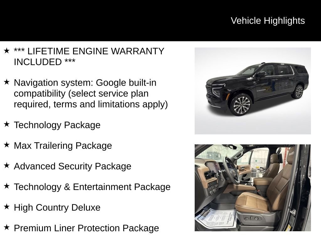 New 2026 Chevrolet Suburban High Country SUV