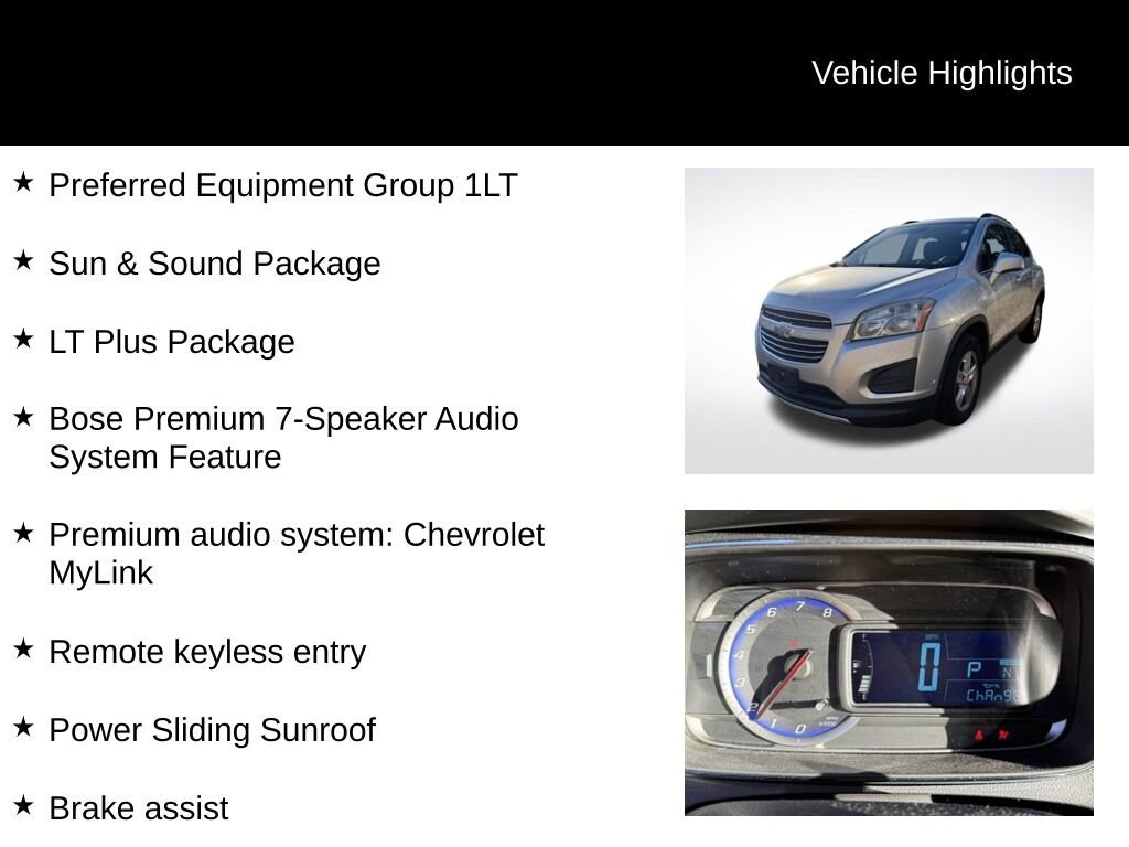 Used 2015 Chevrolet Trax LT SUV