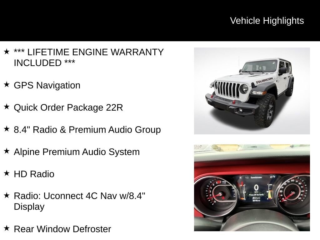 Used 2021 Jeep Wrangler Unlimited Rubicon