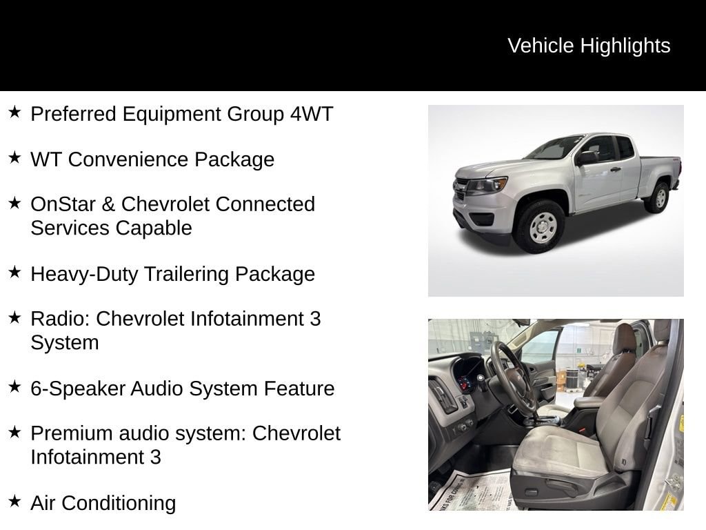 Used 2020 Chevrolet Colorado WT Truck