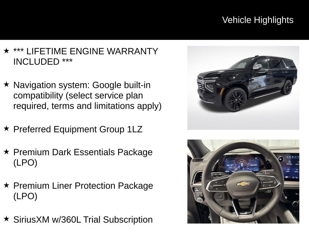 New 2026 Chevrolet Tahoe Premier SUV