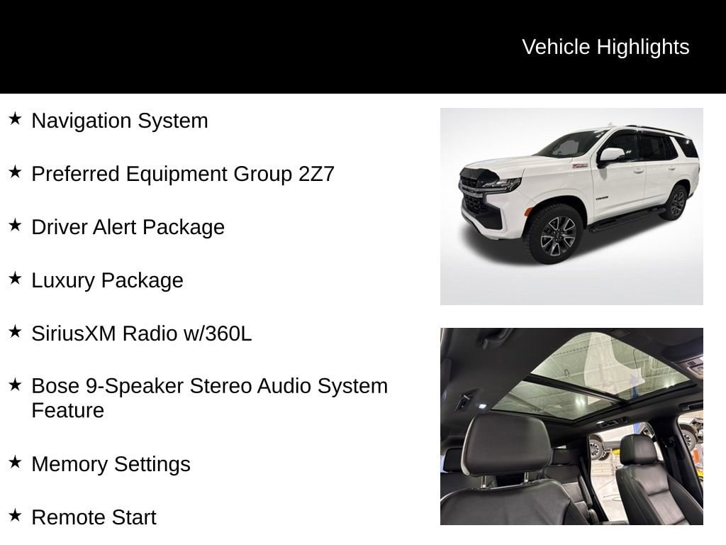 Used 2022 Chevrolet Tahoe Z71 SUV