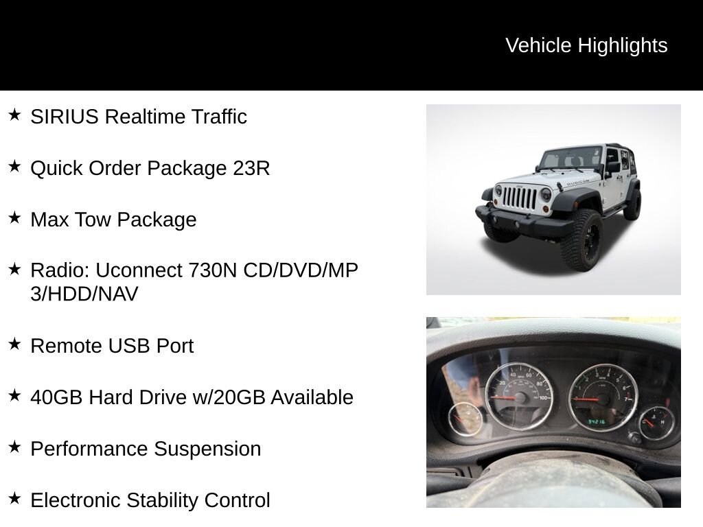 Used 2012 Jeep Wrangler Unlimited Rubicon