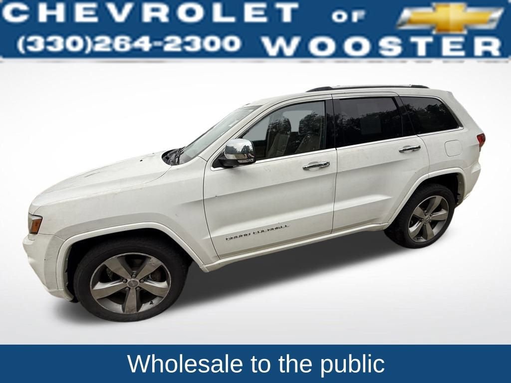 Used 2014 Jeep Grand Cherokee Overland with VIN 1C4RJFCG6EC140527 for sale in Wooster, OH