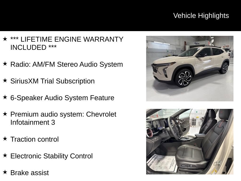 New 2026 Chevrolet Trax 2RS SUV