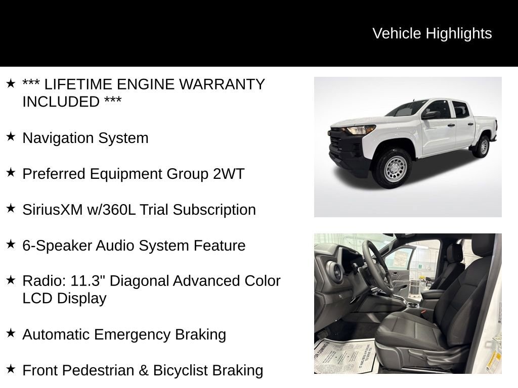 New 2026 Chevrolet Colorado WT Truck