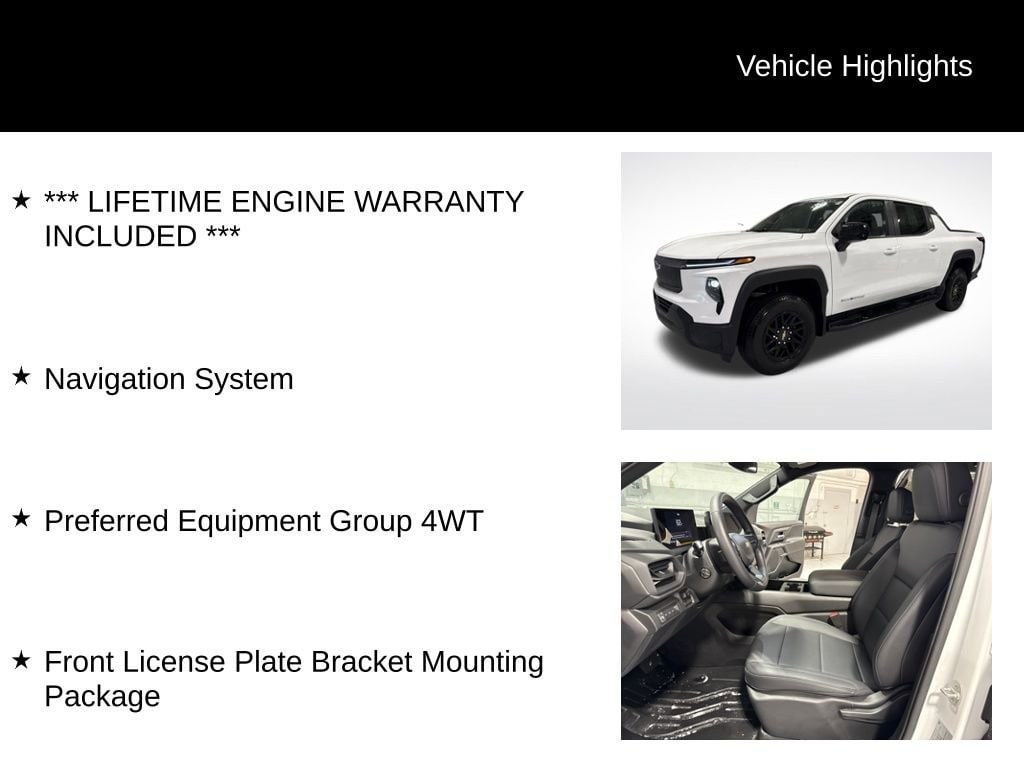 Used 2024 Chevrolet Silverado EV Work Truck with VIN 1GC10VEL2RU204504 for sale in Wooster, OH