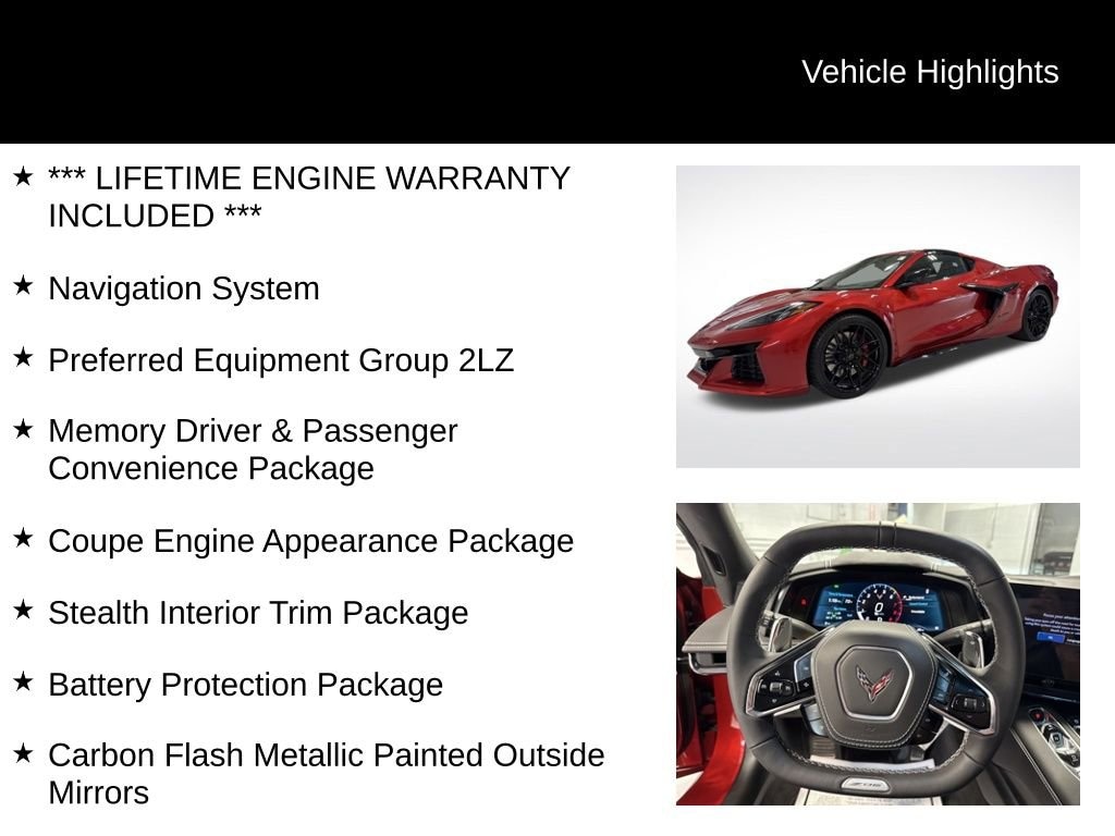 New 2025 Chevrolet Corvette Z06 2LZ Coupe