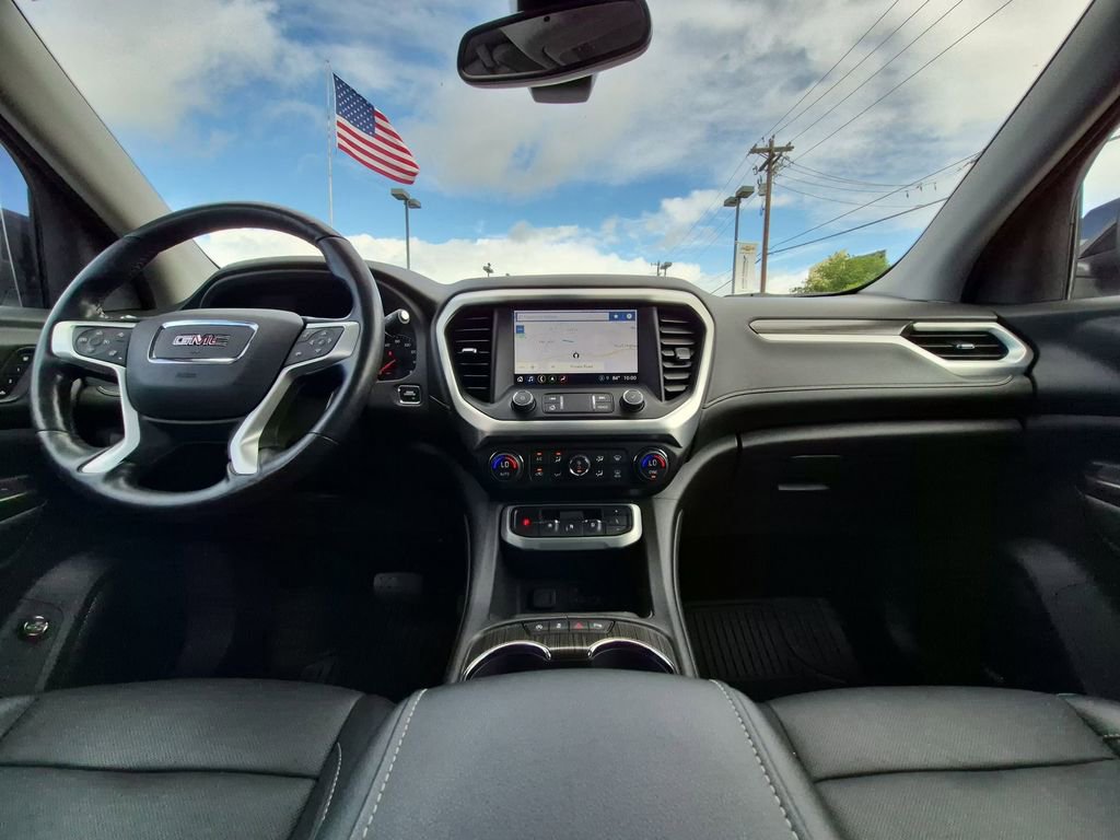Used 2021 GMC Acadia SLT with VIN 1GKKNMLS5MZ147628 for sale in Marble Falls, TX