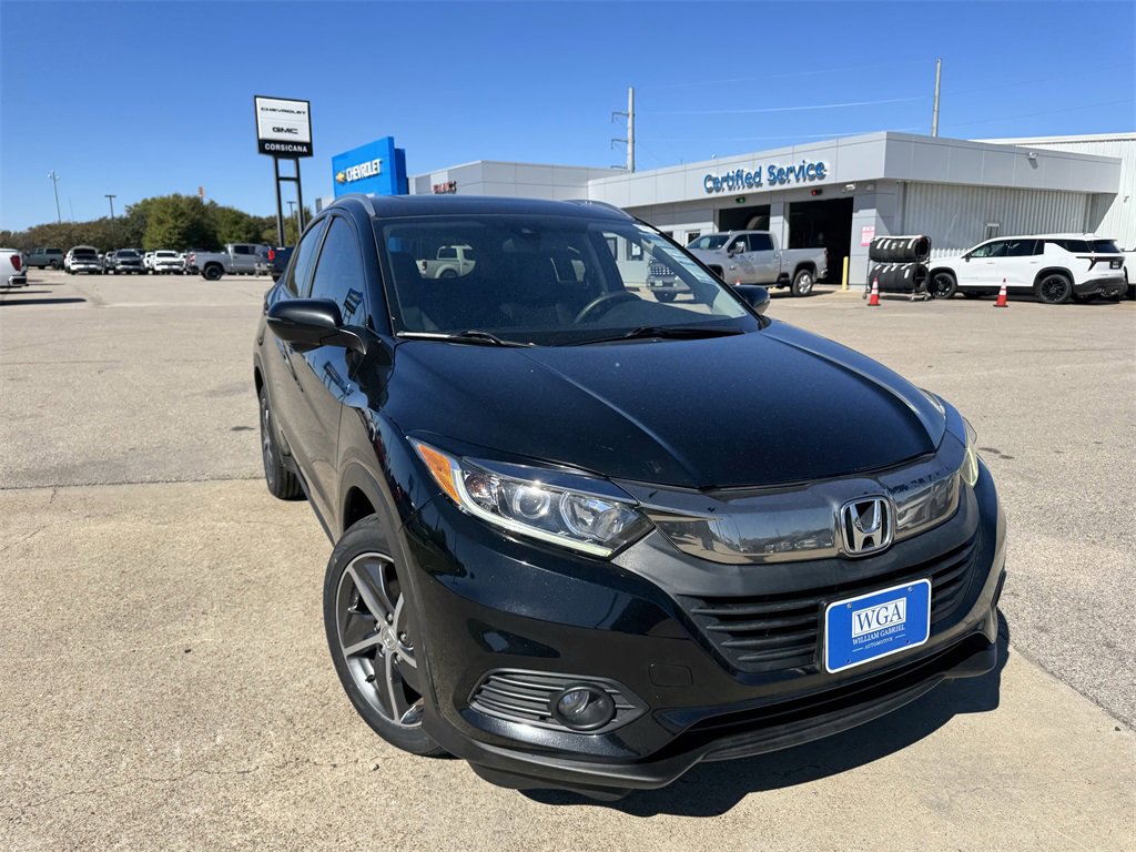 Used 2022 Honda HR-V EX-L with VIN 3CZRU5H7XNM720267 for sale in Corsicana, TX