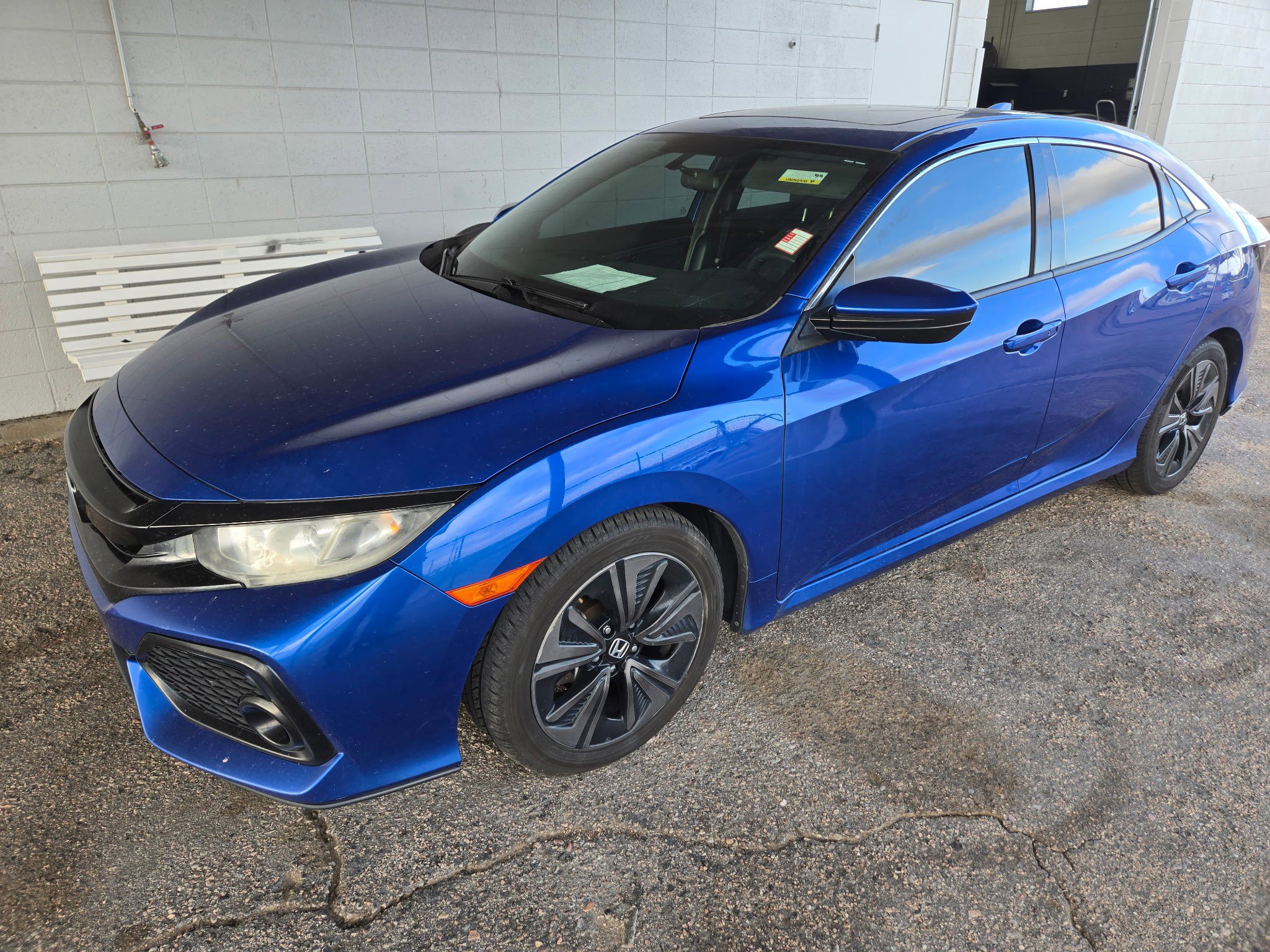 Used 2017 Honda Civic Hatchback EX with VIN SHHFK7H58HU205820 for sale in Cheyenne, WY