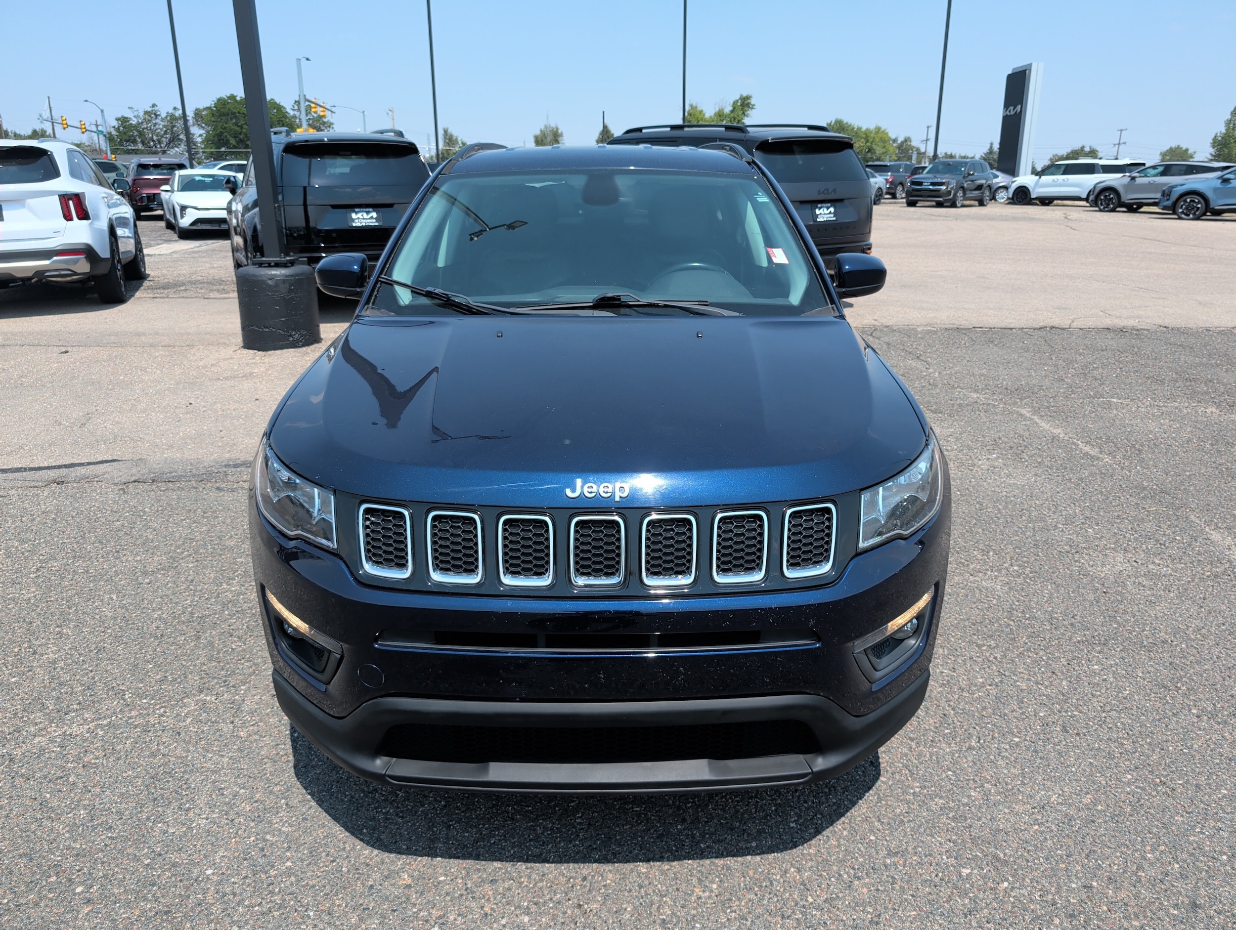 Used 2018 Jeep Compass Latitude with VIN 3C4NJDBB7JT154962 for sale in Cheyenne, WY