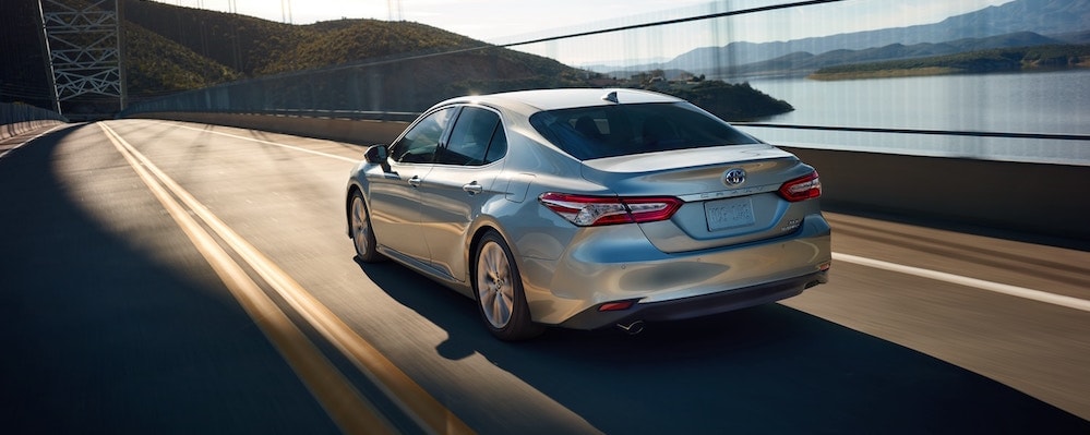 Toyota Camry on bridge