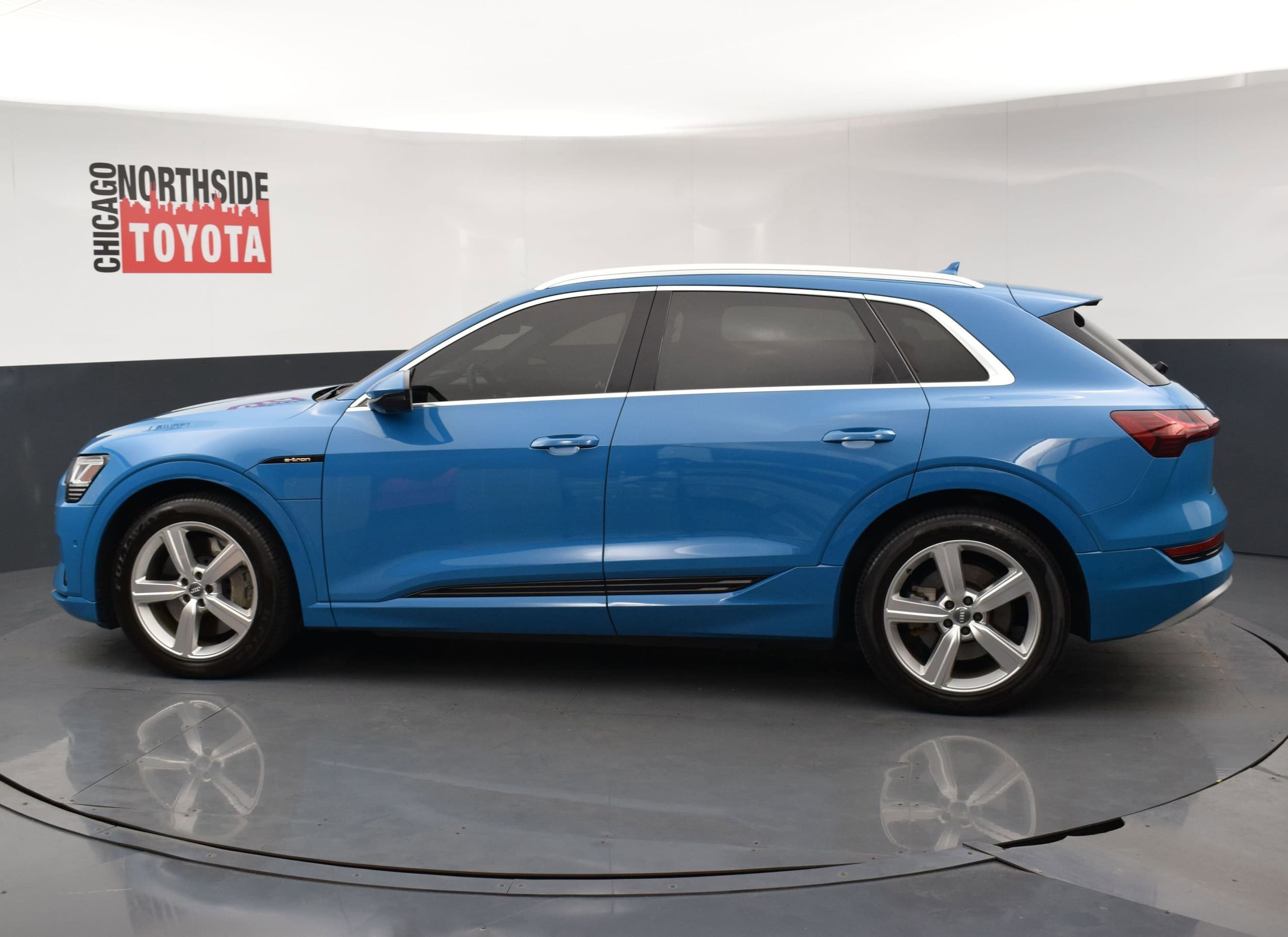 Used 2019 Audi e-tron Premium Plus with VIN WA1LABGEXKB011693 for sale in Chicago, IL