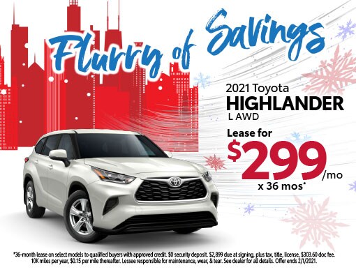 Toyota Lease Offers in Chicago | Current Toyota Finance Deals