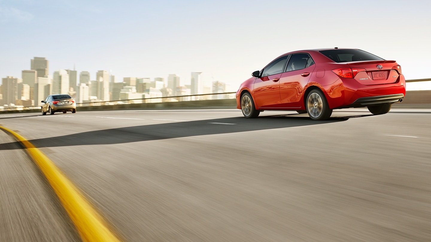 2018 Toyota Corolla on road.jpg