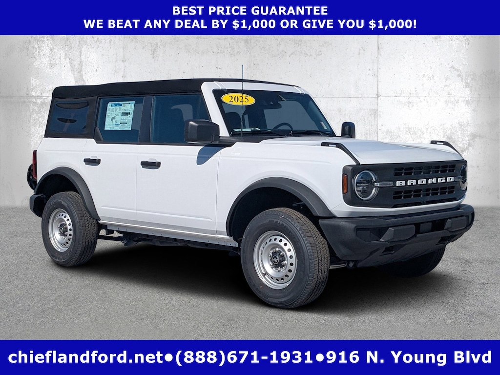 New 2025 Ford Bronco Base 4 Door 4x4 SUV