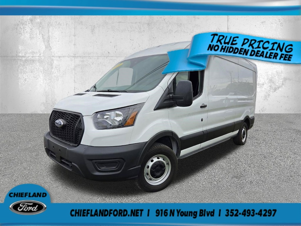 Used 2023 Ford Transit-250 Cargo 130 Med Rf Van Medium Roof Van