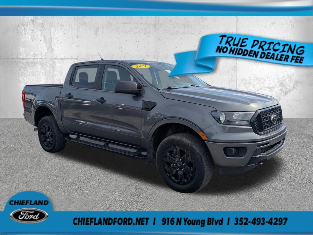 Used 2021 Ford Ranger 4WD 4C CREW CAB 2.3L XLT Truck SuperCrew
