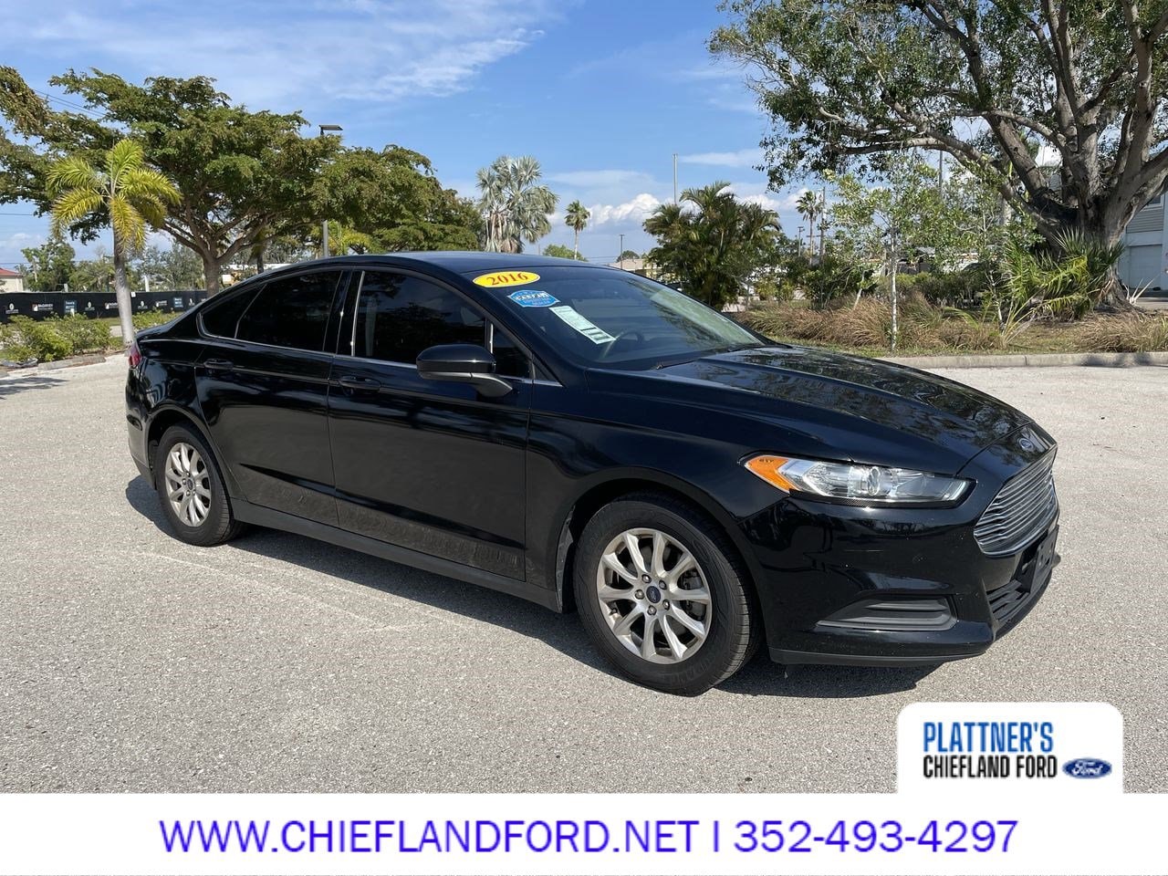 Certified 2016 Ford Fusion S with VIN 3FA6P0G77GR253096 for sale in Chiefland, FL