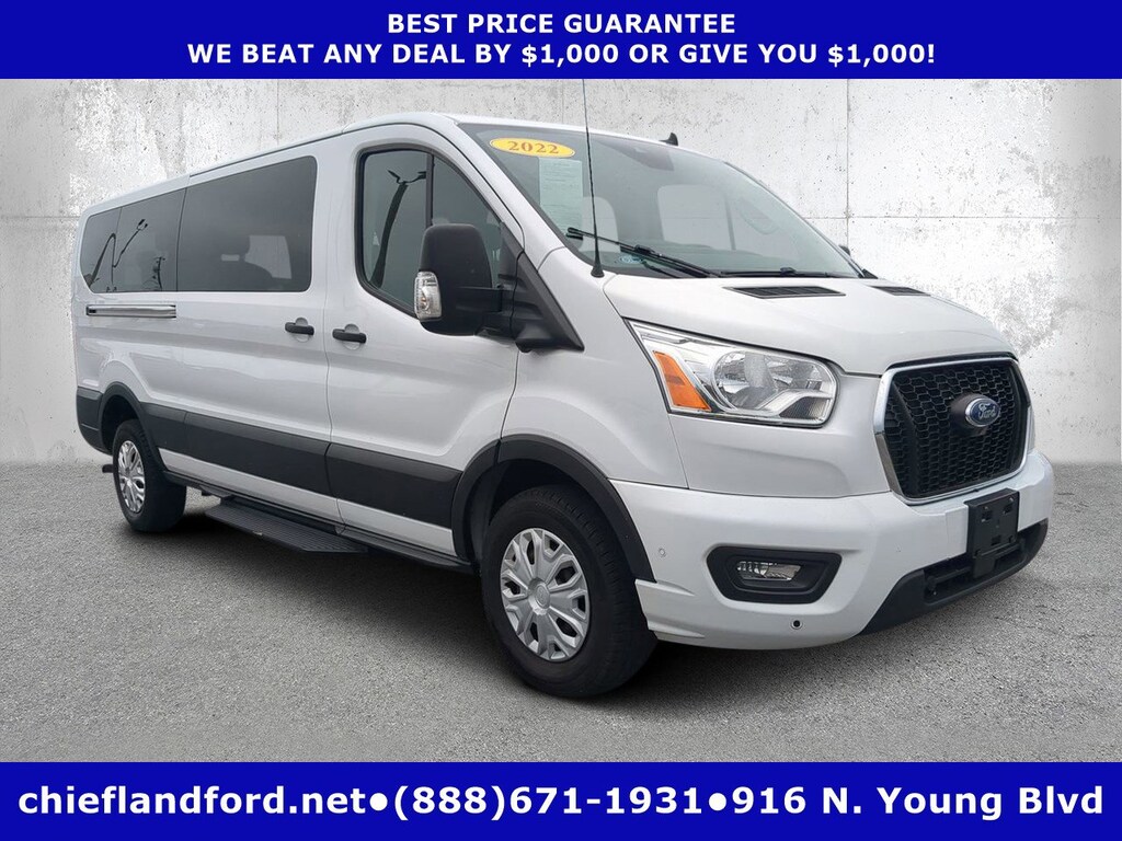 Used 2022 Ford Transit-350 Passenger Wagon Low Roof Van