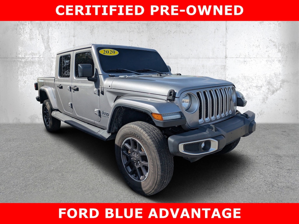 Certified 2020 Jeep Gladiator Overland Truck Crew Cab
