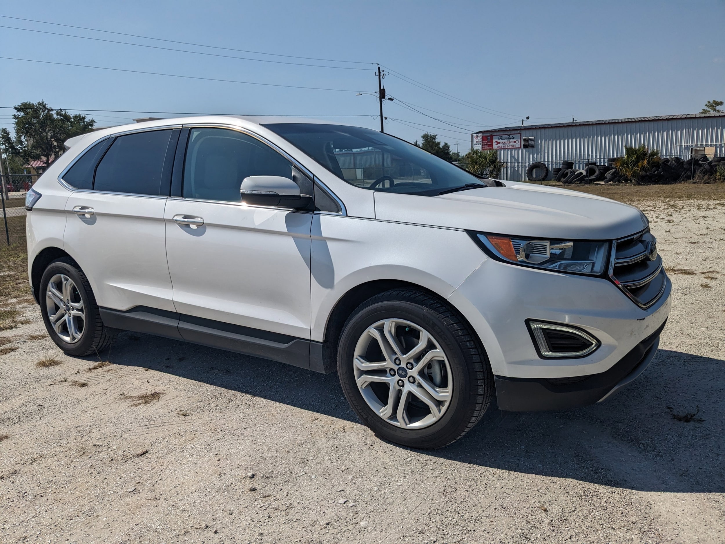 Used 2018 Ford Edge Titanium with VIN 2FMPK3K92JBC58232 for sale in Chiefland, FL