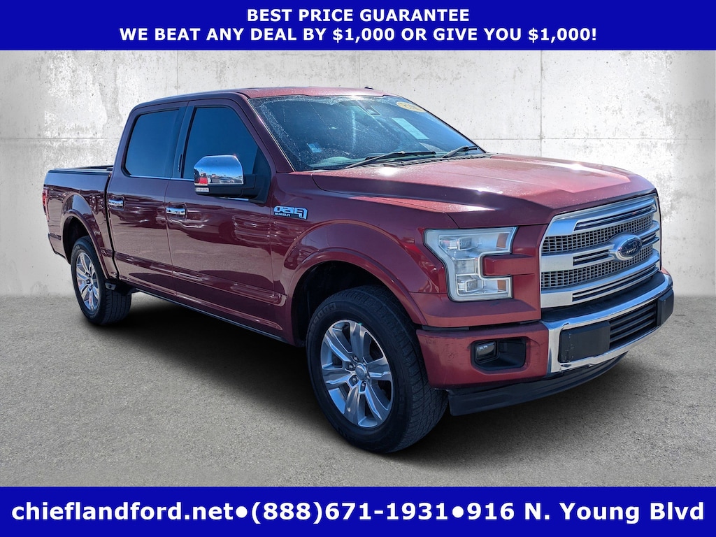 Used 2015 Ford F-150 Platinum Truck SuperCrew Cab