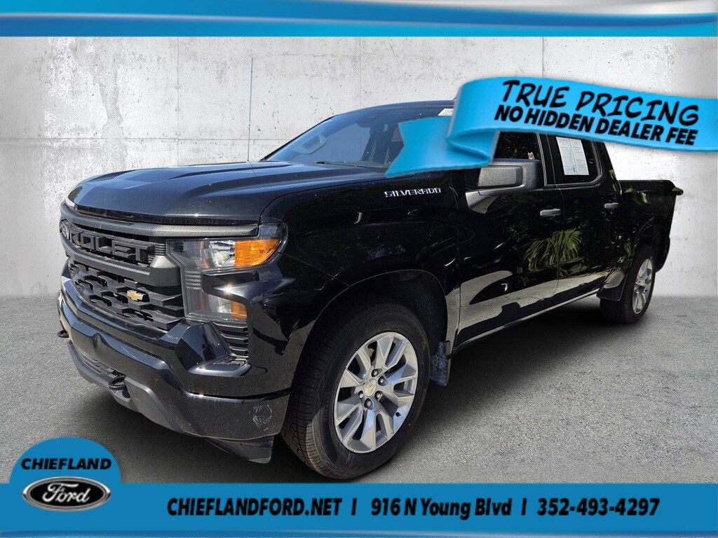 Used 2022 Chevrolet Silverado 1500 Custom Truck Crew Cab