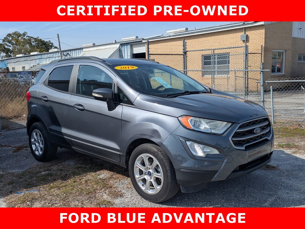 Certified 2019 Ford EcoSport SE SUV
