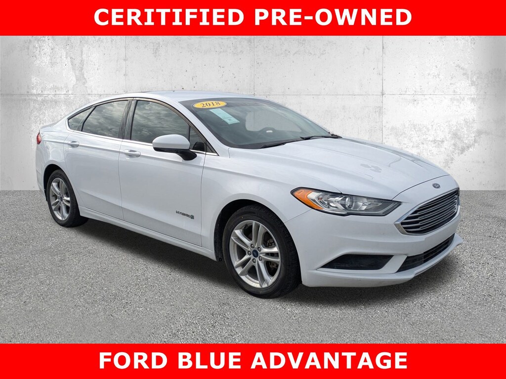 Certified 2018 Ford Fusion Hybrid S Sedan