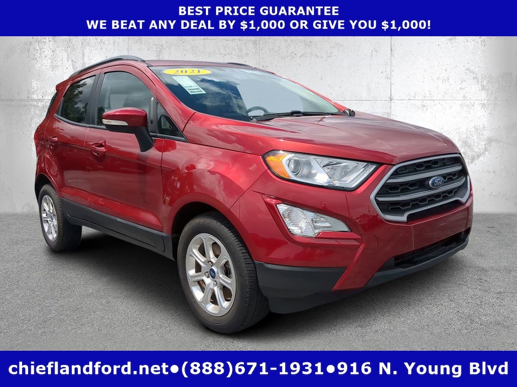 Used 2021 Ford EcoSport SE SUV