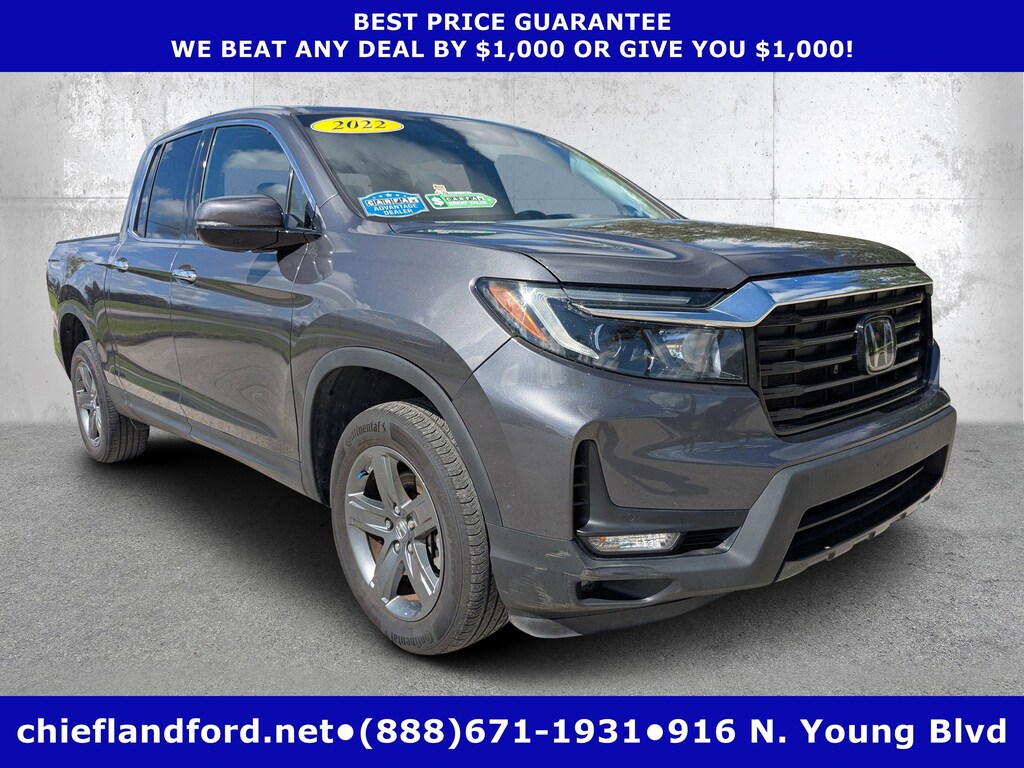 Used 2022 Honda Ridgeline RTL-E Truck Crew Cab