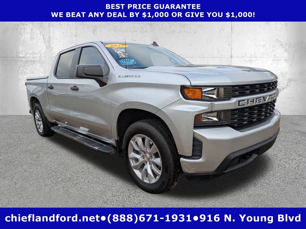 Used 2020 Chevrolet Silverado 1500 Custom Truck Crew Cab