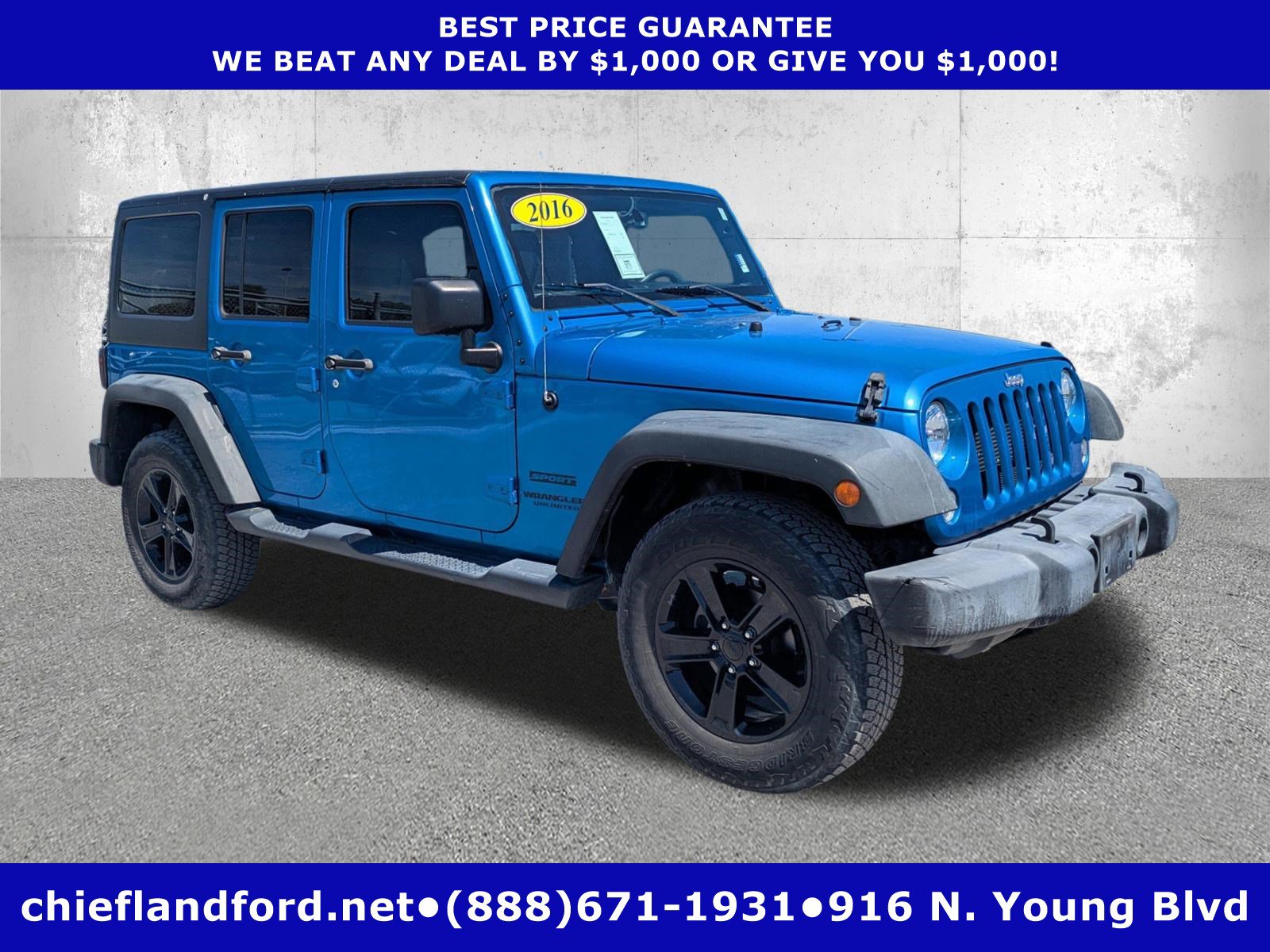 2016 Jeep Wrangler Unlimited