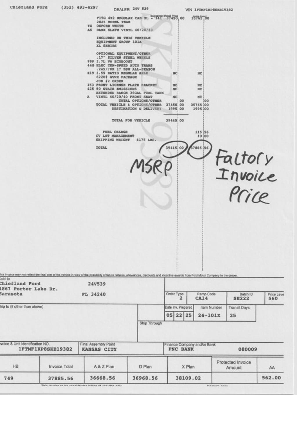 New 2025 Ford F-150 XL Truck Regular Cab