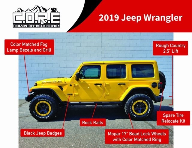 Used 2019 Jeep Wrangler Unlimited Sahara For Sale near Eau Claire WI |  1C4HJXEG3KW633610