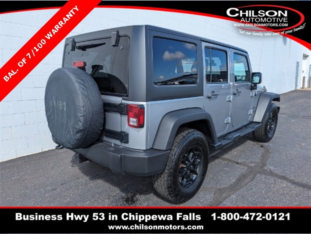 Used 2017 Jeep Wrangler Unlimited Sport For Sale near Eau Claire WI