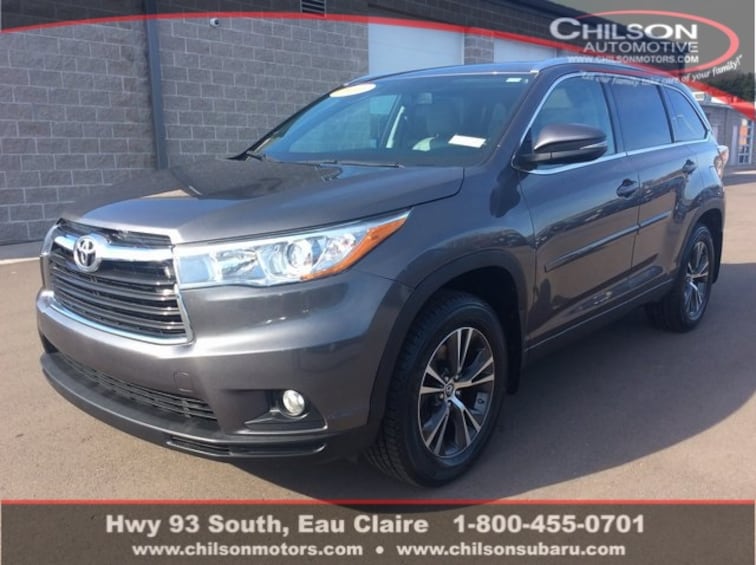 2016 Toyota Highlander For Sale >> Used 2016 Toyota Highlander Xle V6 For Sale In Eau Claire Wi 2016 Toyota Highlander For Sale >> Used 2016 Toyota Highlander Xle V6 For Sale In Eau Claire Wi