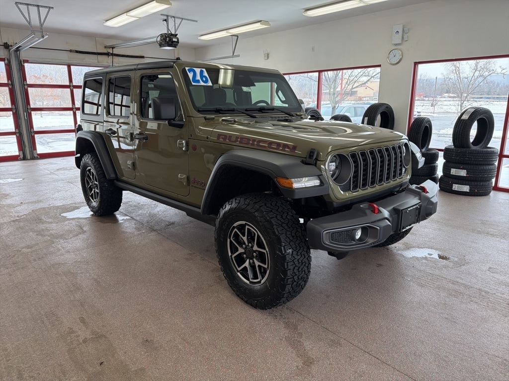 New 2026 Jeep Wrangler 4-DOOR RUBICON Sport Utility