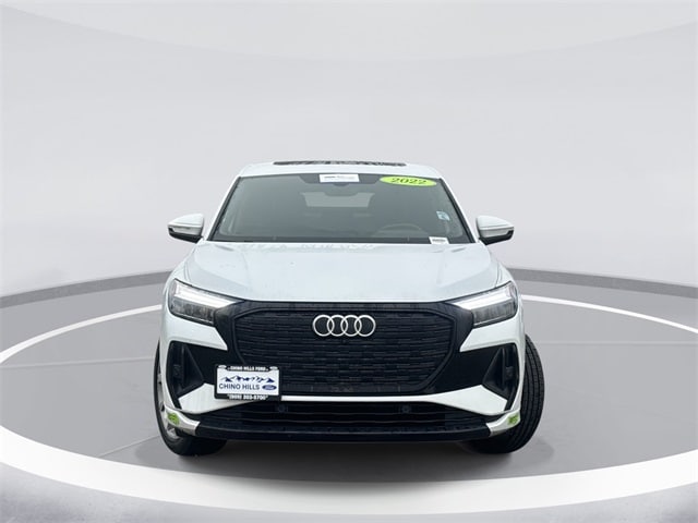 Certified 2022 Audi Q4 Sportback e-tron Premium Plus with VIN WA132BFZ5NP015515 for sale in Chino, CA