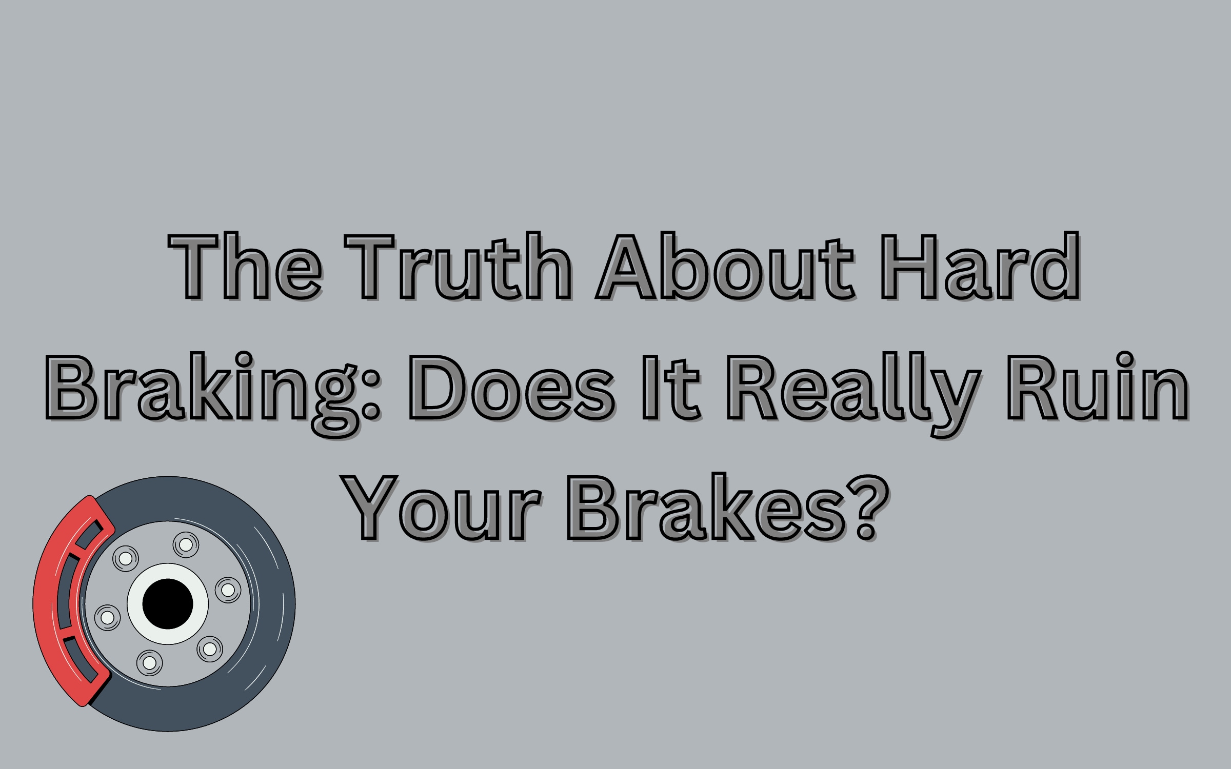Car braking graphic Car braking graphic