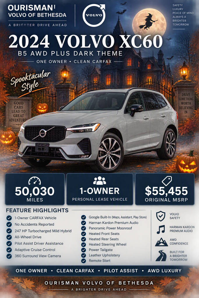 Certified 2024 Volvo XC60 B5 Plus Dark Theme SUV