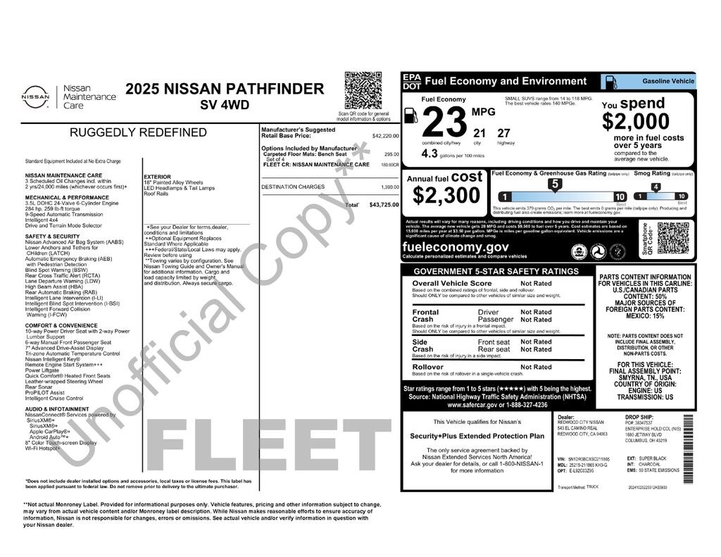 Used 2025 Nissan Pathfinder SV SUV