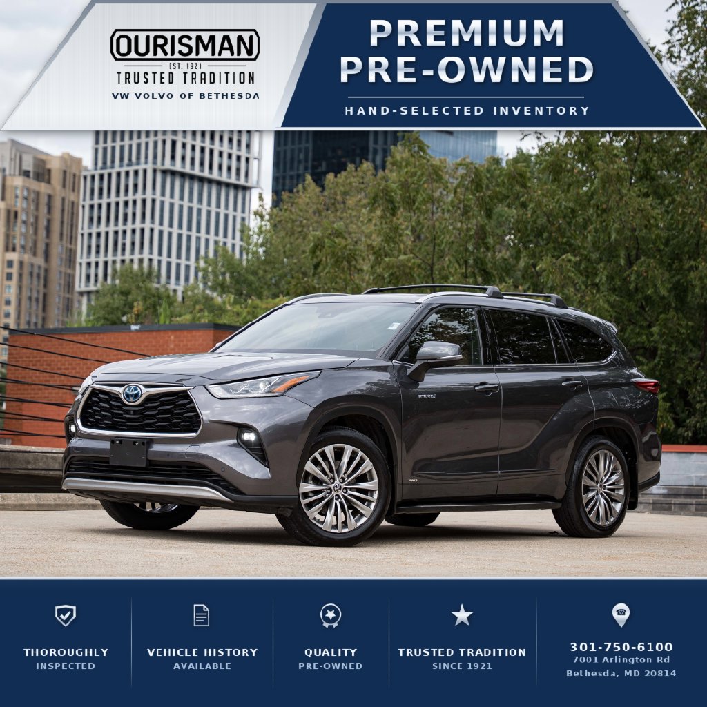 Used 2021 Toyota Highlander Hybrid Platinum SUV