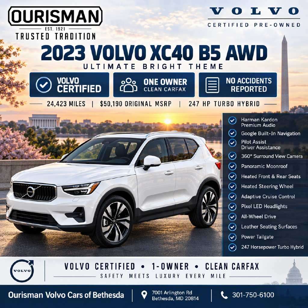 Certified 2023 Volvo XC40 Ultimate SUV